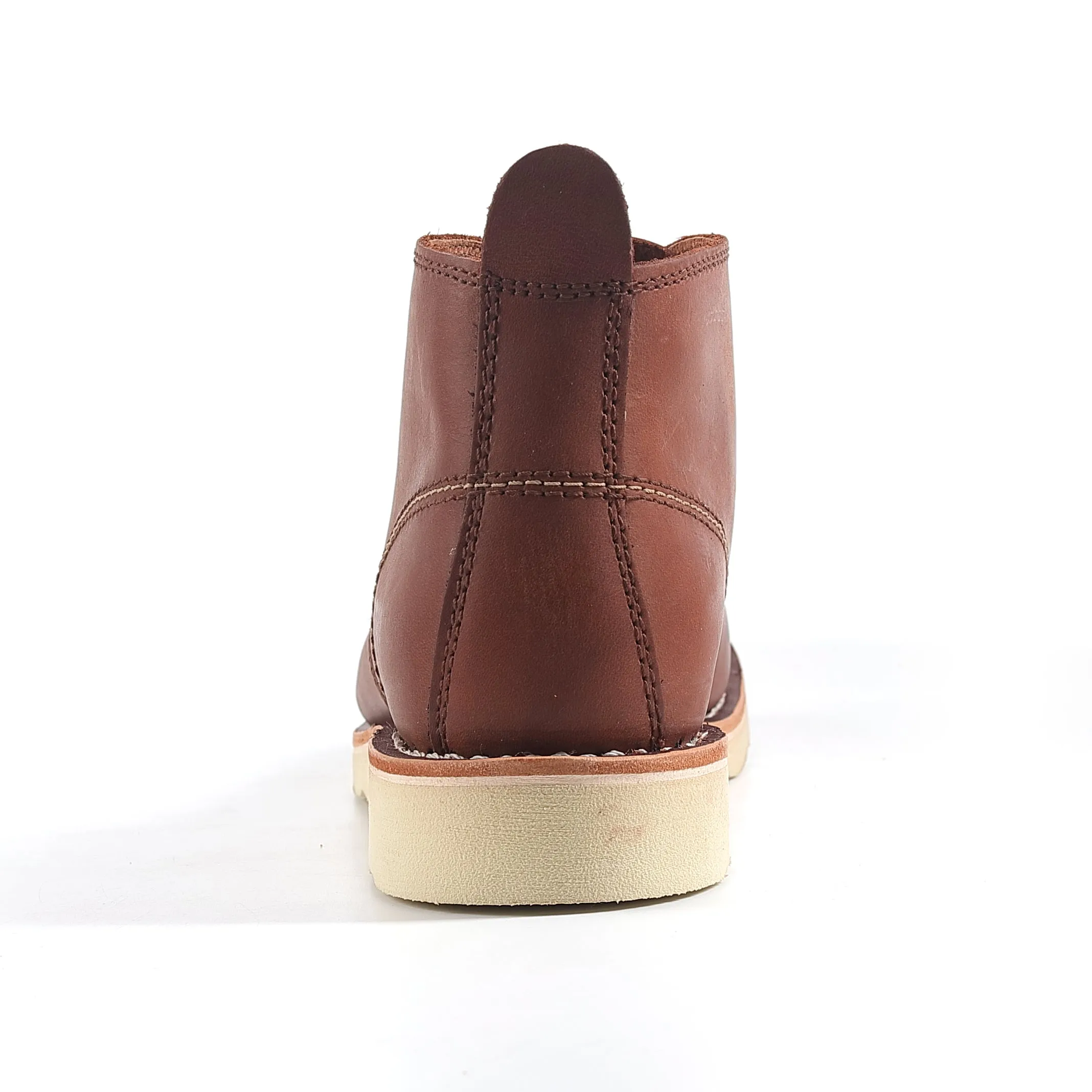 DIEHARD 84981 Men's Soft Toe Full Grain Leather Work Boots Reddish Brown