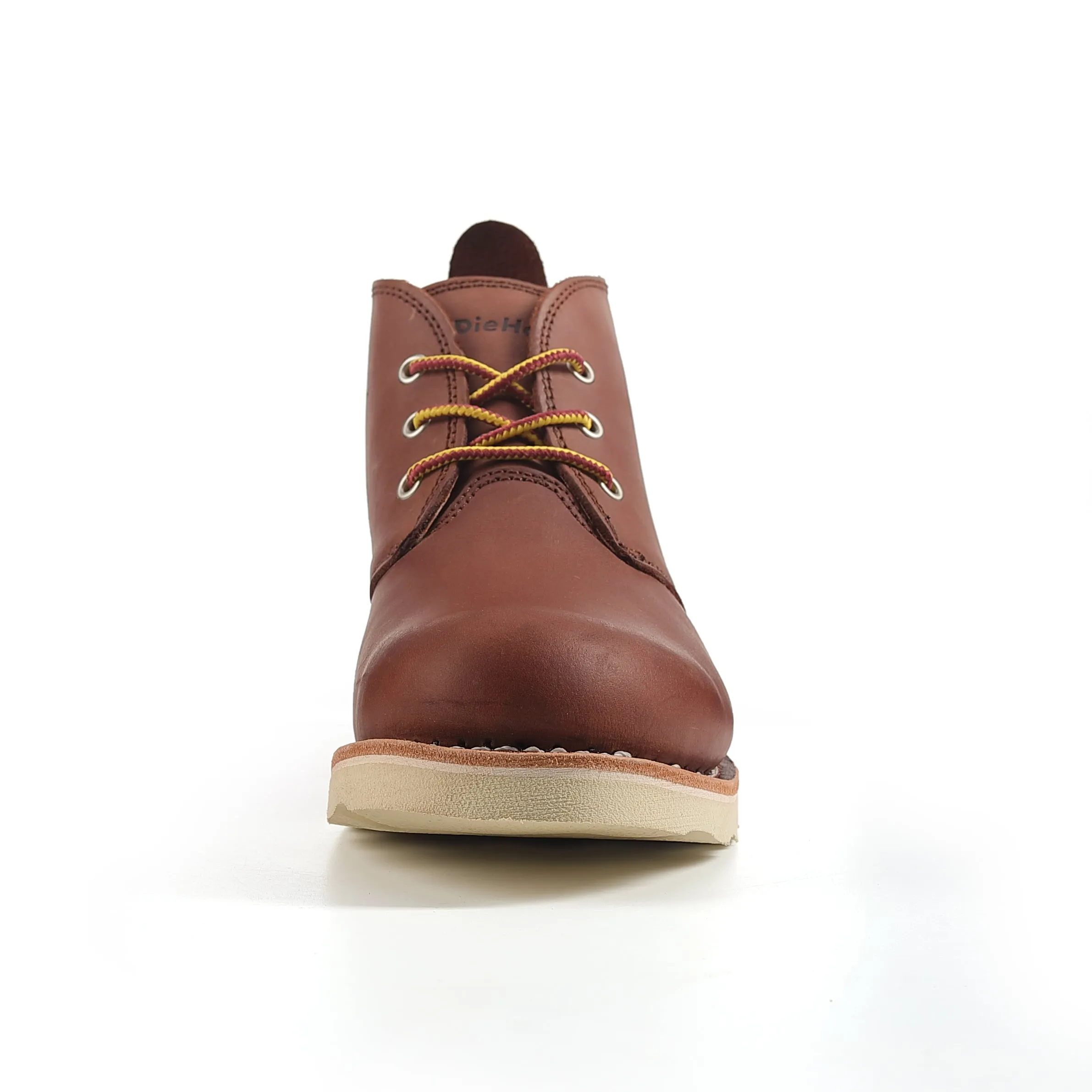 DIEHARD 84981 Men's Soft Toe Full Grain Leather Work Boots Reddish Brown