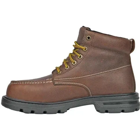 DieHard Men's Tundra Composite Toe Waterproof Slip Resistant Work Boot - Brown DH60861