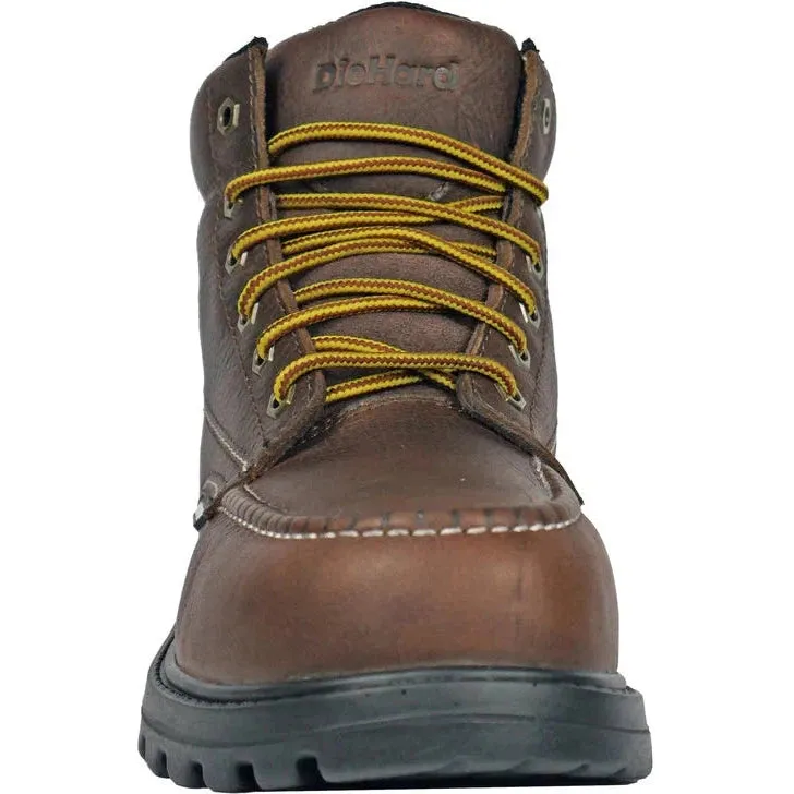 DieHard Men's Tundra Composite Toe Waterproof Slip Resistant Work Boot - Brown DH60861
