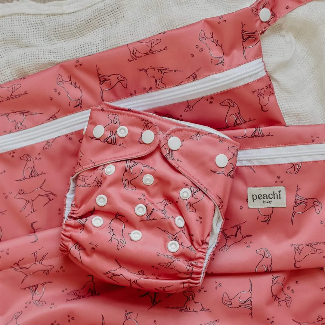 Dogs Reusable Nappy Set