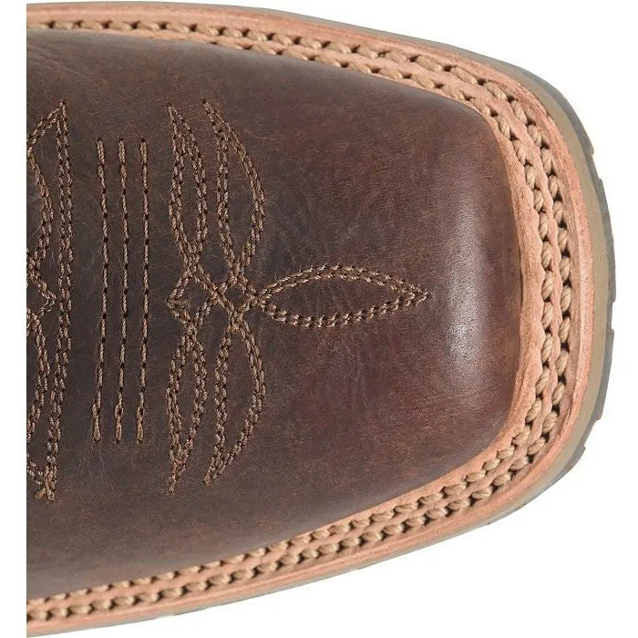 Double H Men's Haywood 11" Square Toe Slip Resist Work Boot -Brown- DH4661