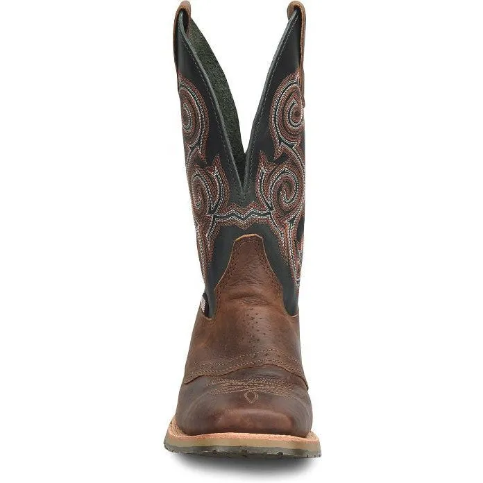 Double H Men's Haywood 11" Square Toe Slip Resist Work Boot -Brown- DH4661