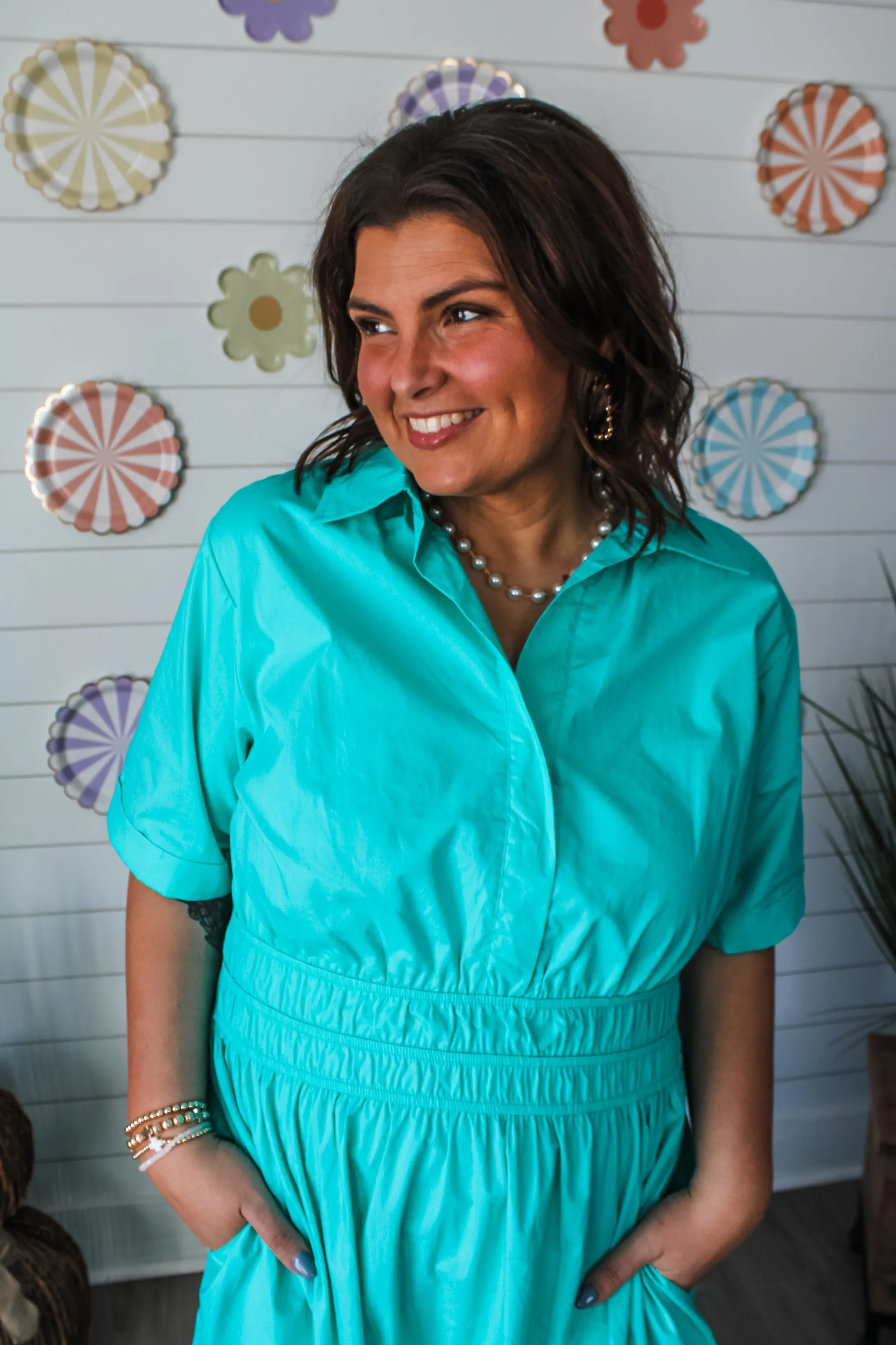 Dress To Impress Maxi • Teal - PLUS