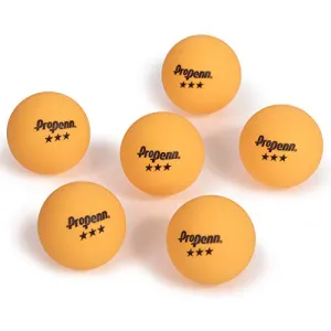 EastPoint Sports 3-Star Table Tennis Balls (Orange, 40mm) - Pack of 6