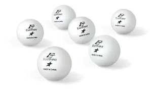 Eastpoint Table Tennis / Ping Pong White Balls 40mm One Star (6 pack)
