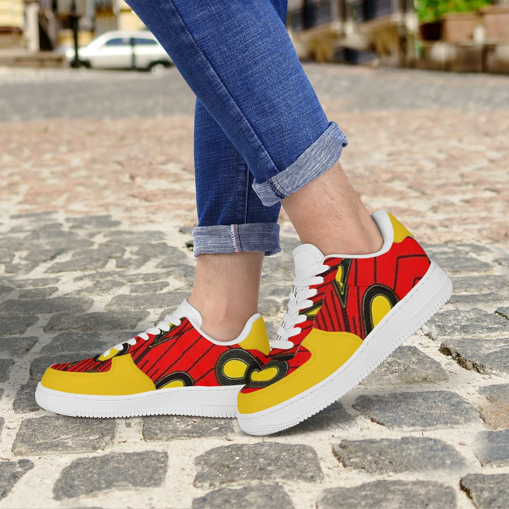 Ehi  African Print Low Top Unisex Sneaker