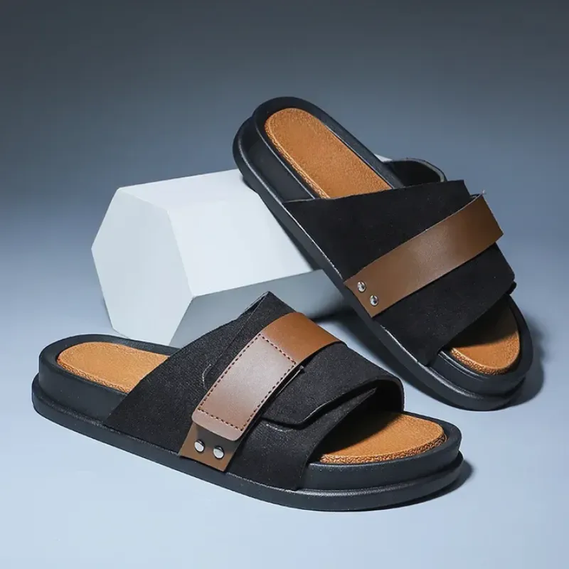 Elegant Comfort Suede-Leather Sneakers