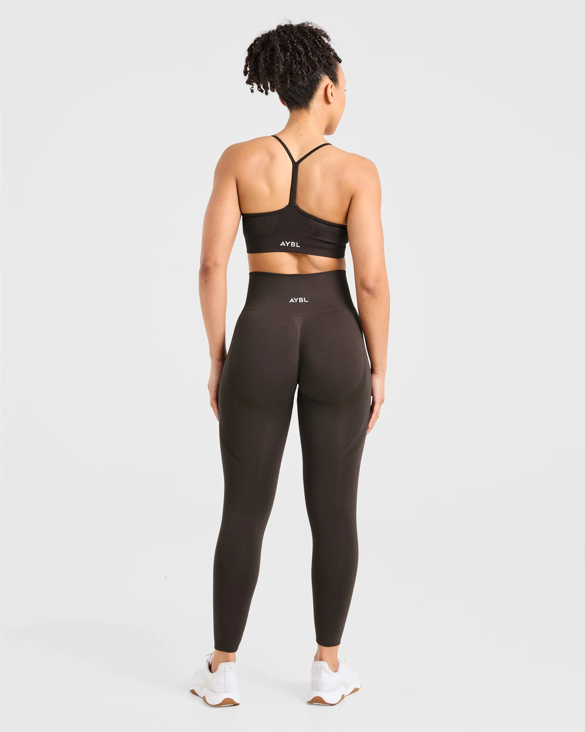Empower Seamless Sports Bra - Cocoa Brown