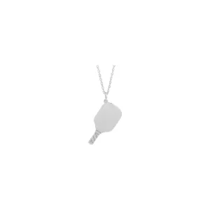 Engravable Pickleball Paddle Necklace