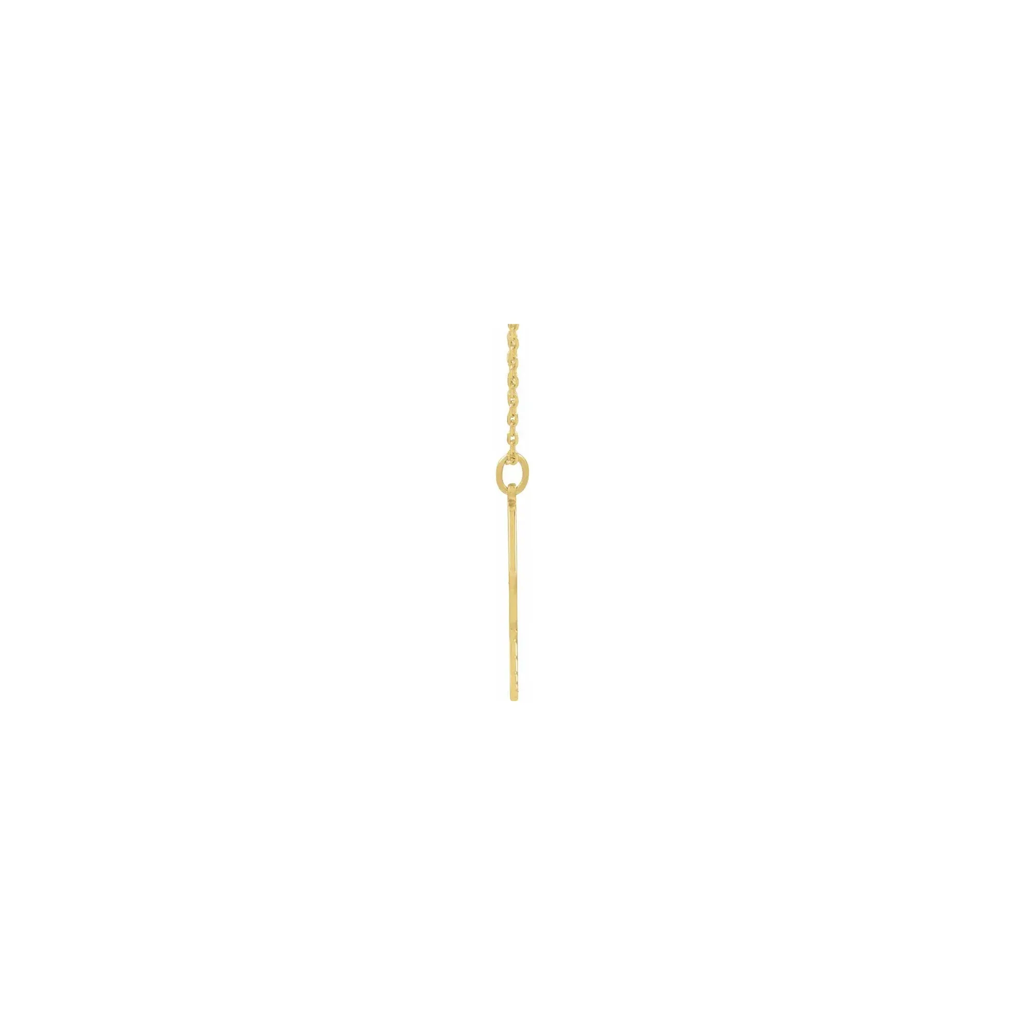 Engravable Pickleball Paddle Necklace