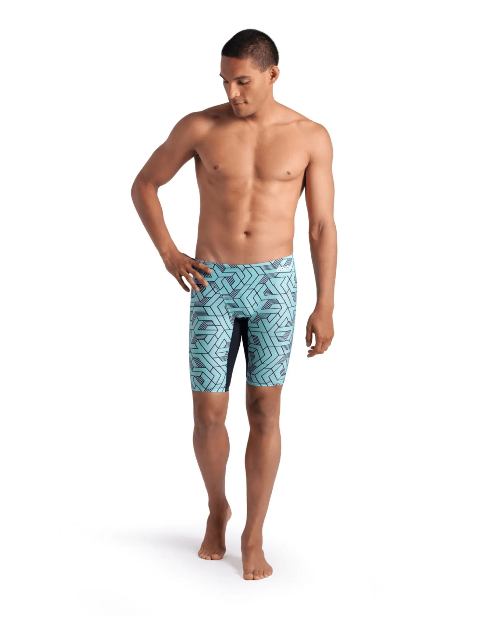 Escape Swim Jammer - Black/Water