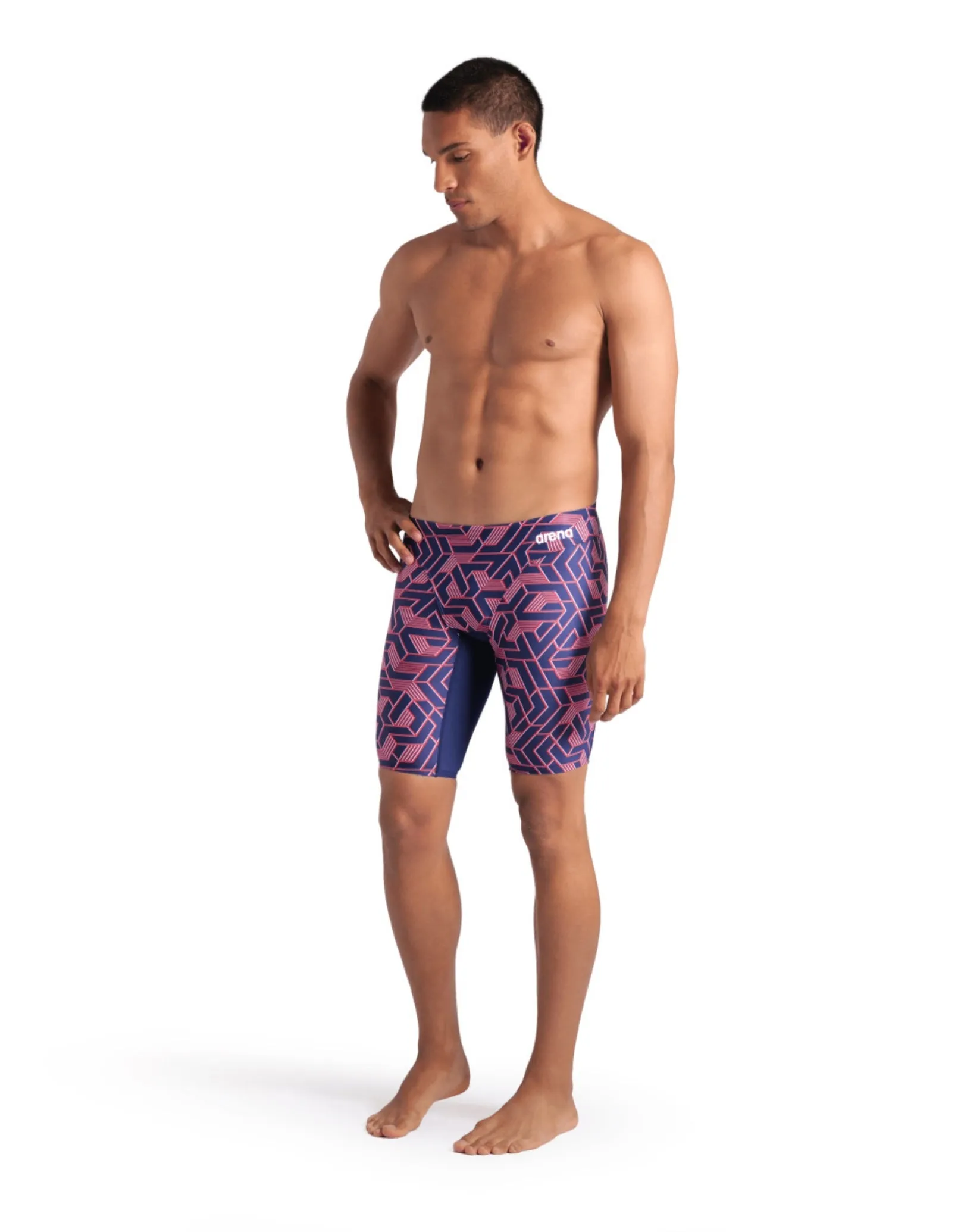 Escape Swim Jammer - Navy/Team Red