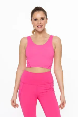 Essential Elongated Sports Bra- Hot Pink