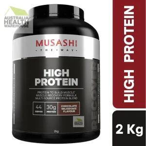 [Expiry: 07/2026] Musashi High Protein Chocolate 2kg