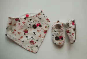 Farm Animals Soft Soled Baby Shoes