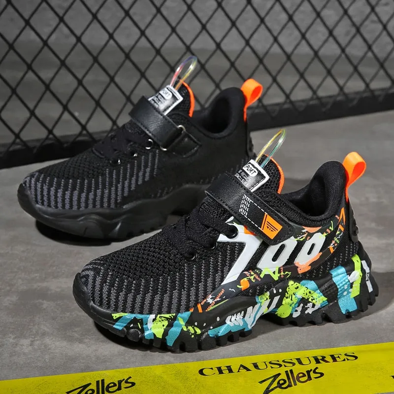 Fashion Boy Running Sneakers Breathable Toddler