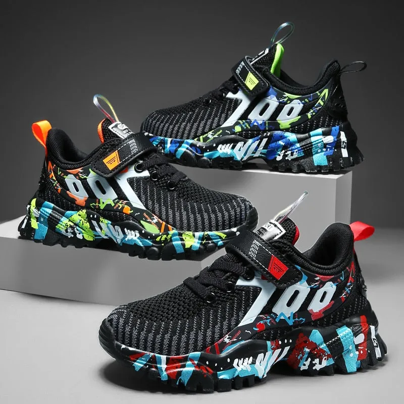Fashion Boy Running Sneakers Breathable Toddler