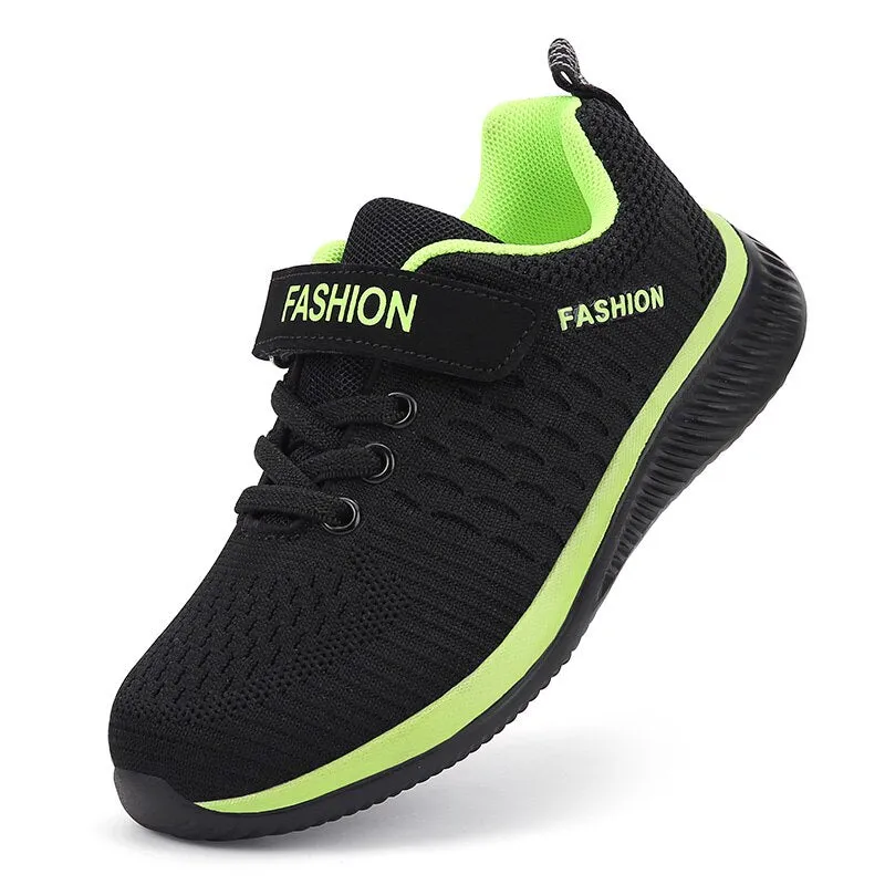 Fashion Kids Sport Shoes Hook & Loop Running Sneakers