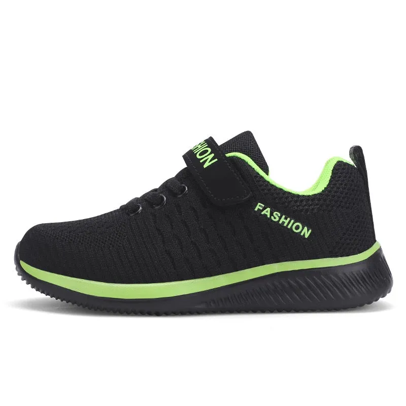 Fashion Kids Sport Shoes Hook & Loop Running Sneakers