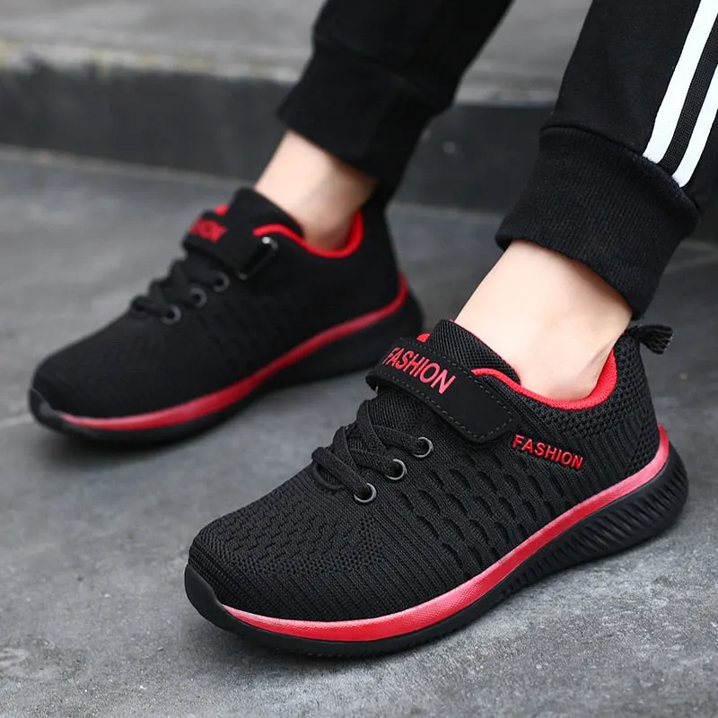 Fashion Kids Sport Shoes Hook & Loop Running Sneakers