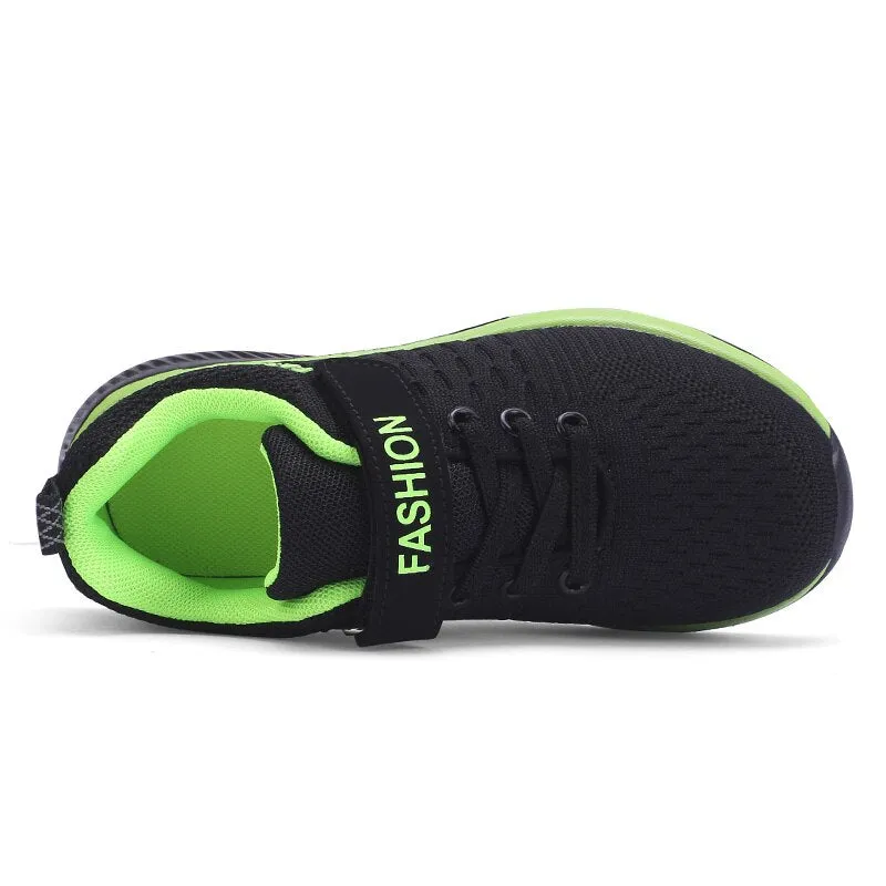 Fashion Kids Sport Shoes Hook & Loop Running Sneakers