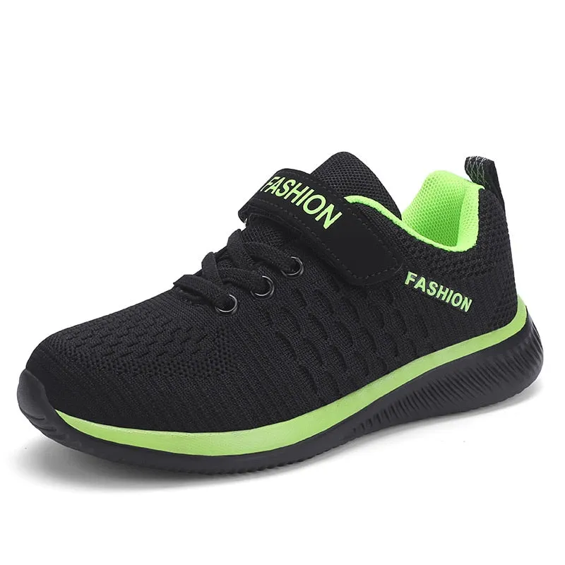 Fashion Kids Sport Shoes Hook & Loop Running Sneakers