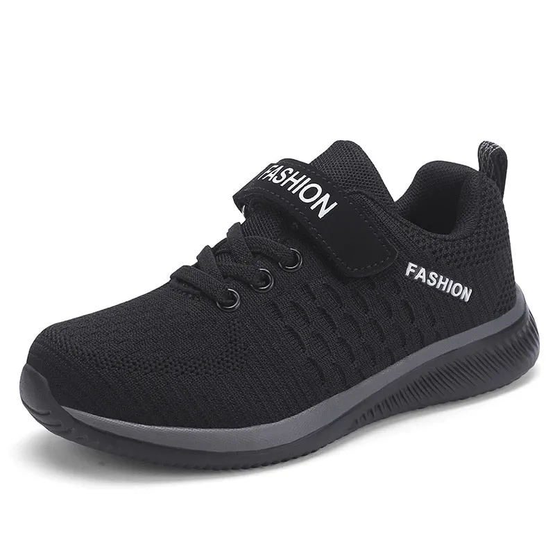 Fashion Kids Sport Shoes Hook & Loop Running Sneakers