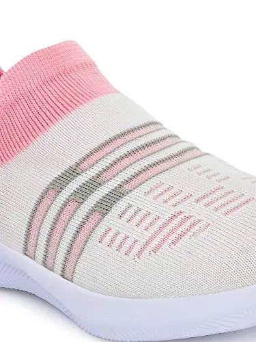 Fashion Tree Timberwood LDS06 Ultra Light Weight Running,Walking,Sports,Gym and Jogging Shoes for Women and Girls in Pink Colour,Size: UK6