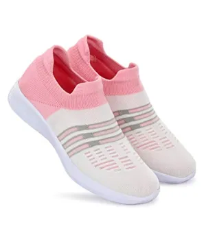 Fashion Tree Timberwood LDS06 Ultra Light Weight Running,Walking,Sports,Gym and Jogging Shoes for Women and Girls in Pink Colour,Size: UK6