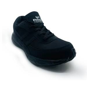 Fenta Sports Boys Fighter Marathon Shoes (Black and Brown)