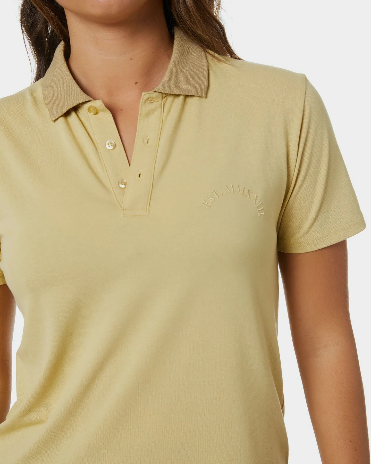 FIRST BASE Tennis Polo - Dune
