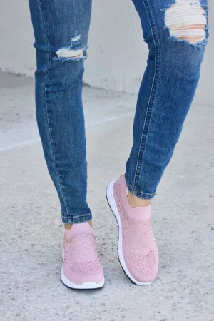Forever Link Rhinestone Mesh Breathable Sneakers Shoes