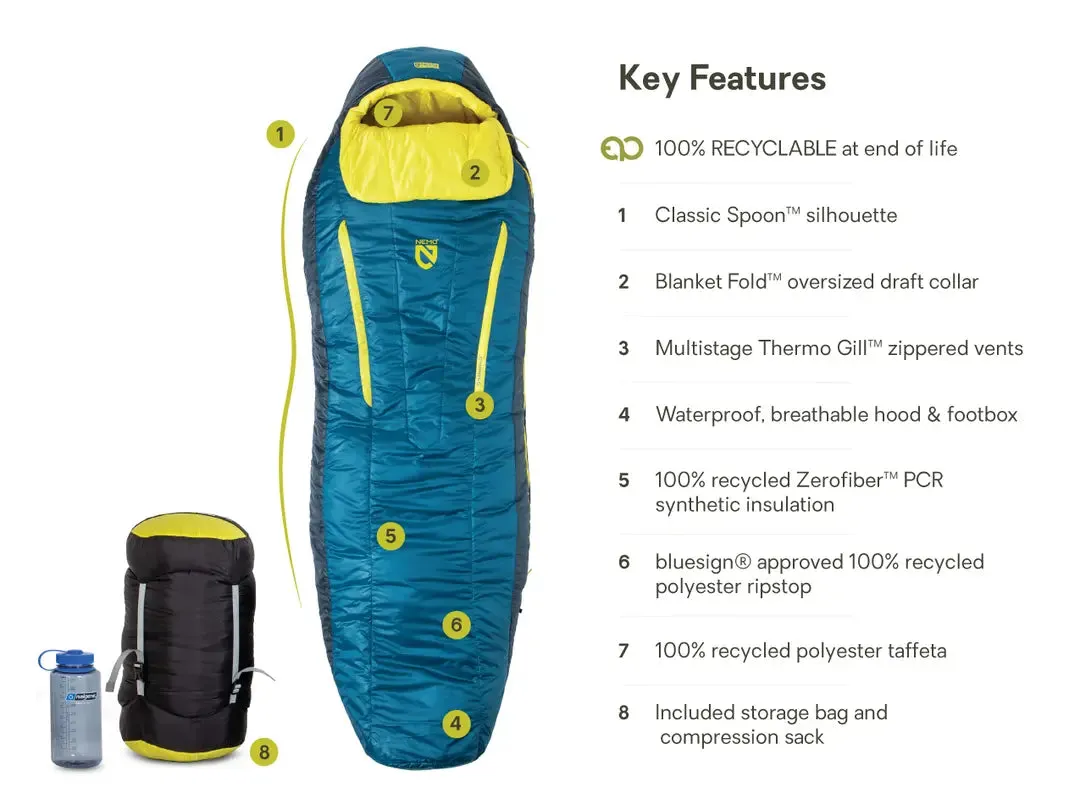 Forte™ Endless Promise Synthetic Sleeping Bag (20F / -6C) (Men's)