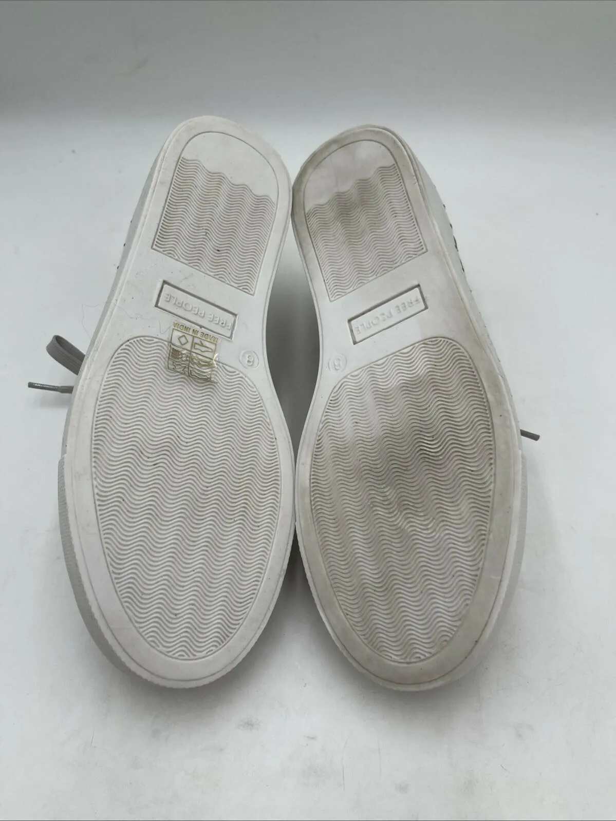Free People Scotty Sneakers Women's Plaster Size 8 - Very Good