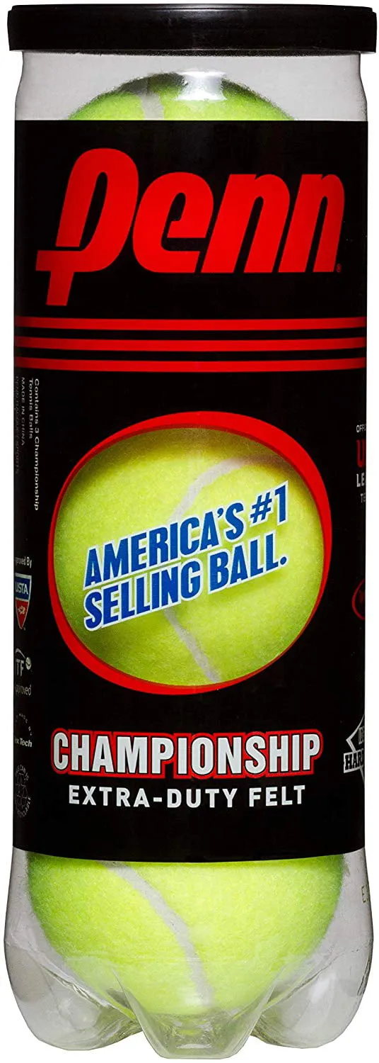 Free Shipping Penn Championship Extra Duty Tennis Balls (12 cans, 36 balls)