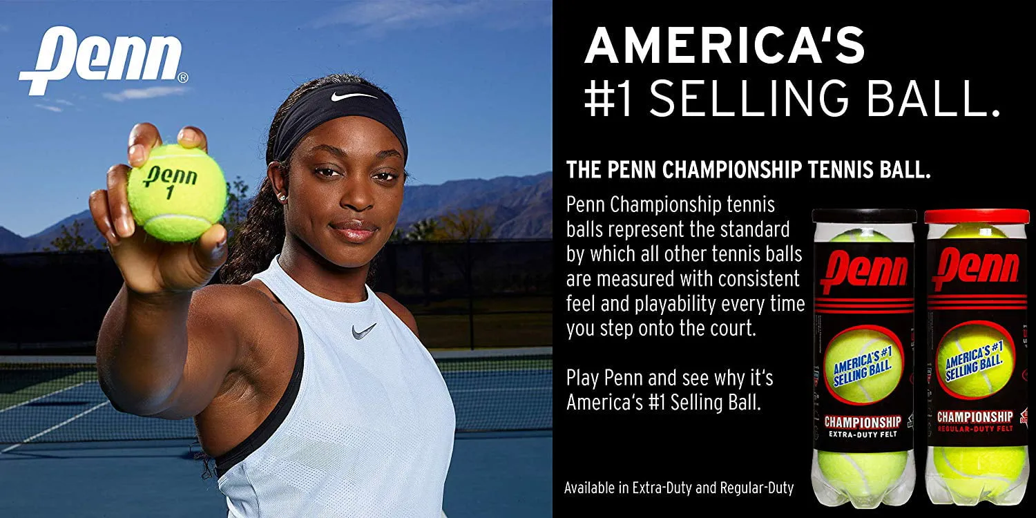 Free Shipping Penn Championship Extra Duty Tennis Balls (12 cans, 36 balls)