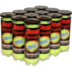 Free Shipping Penn Championship Extra Duty Tennis Balls (12 cans, 36 balls)