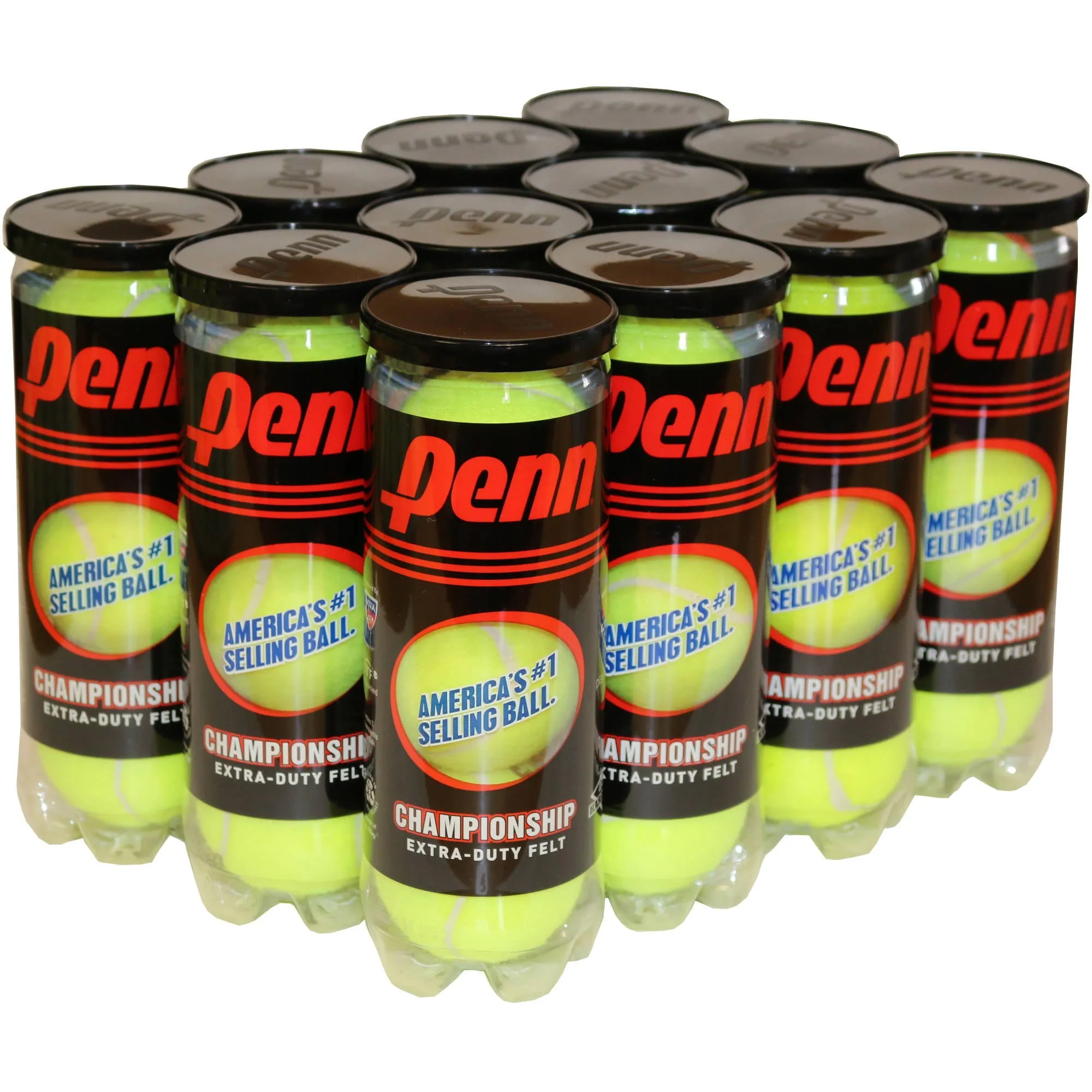 Free Shipping Penn Championship Extra Duty Tennis Balls (12 cans, 36 balls)