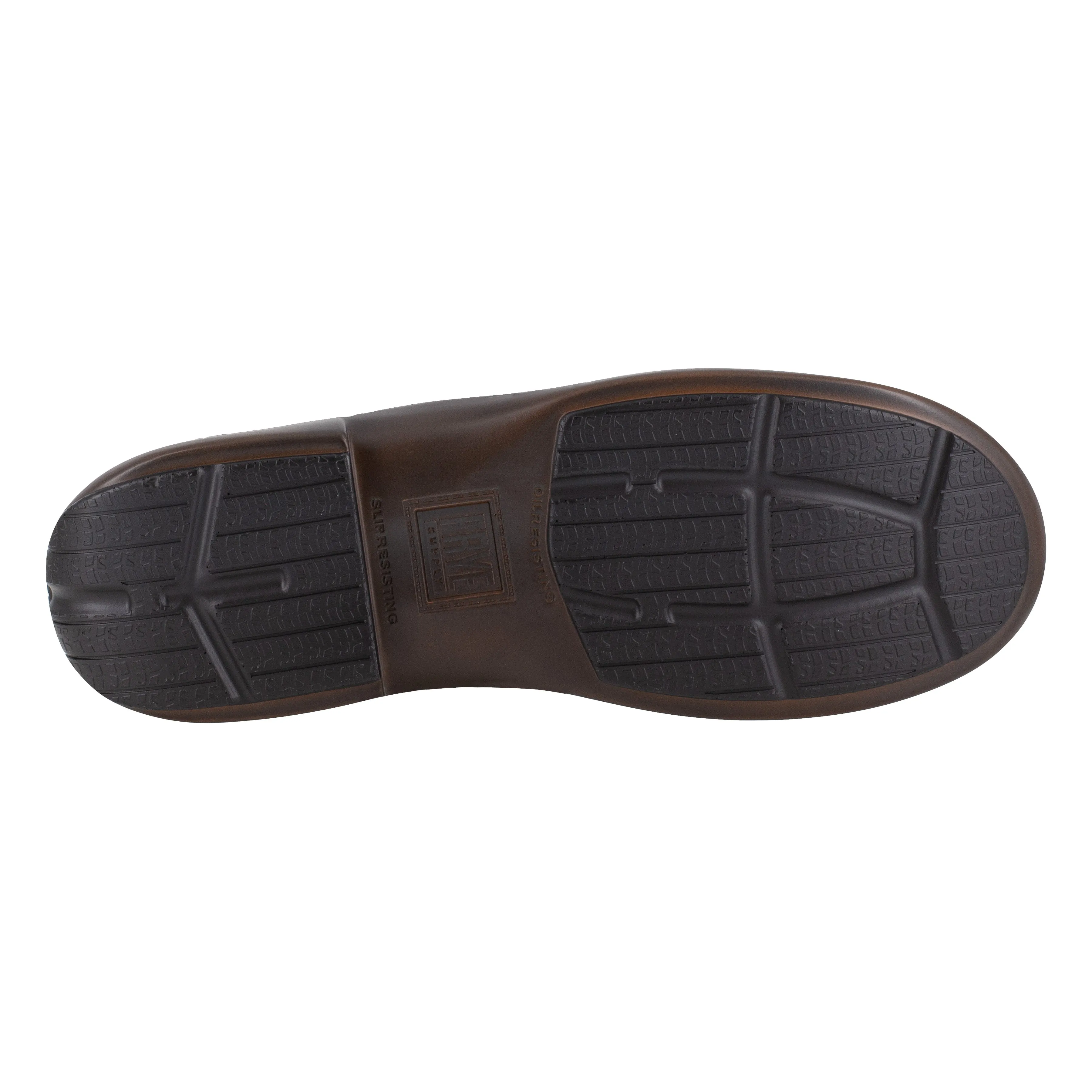 Frye Supply Men's Safety Crafted Utility Composite Toe Moccasin Work Shoe - Brown - FR40701