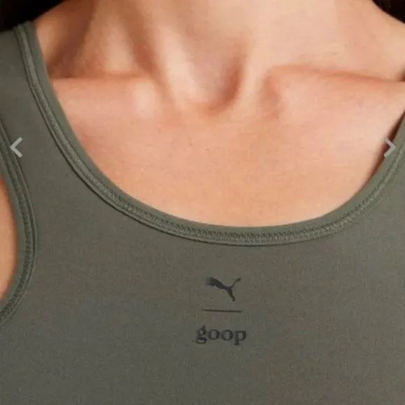 G. Label x Puma X Goop Sports Bra Mesh Inverted Racerback