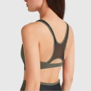 G. Label x Puma X Goop Sports Bra Mesh Inverted Racerback