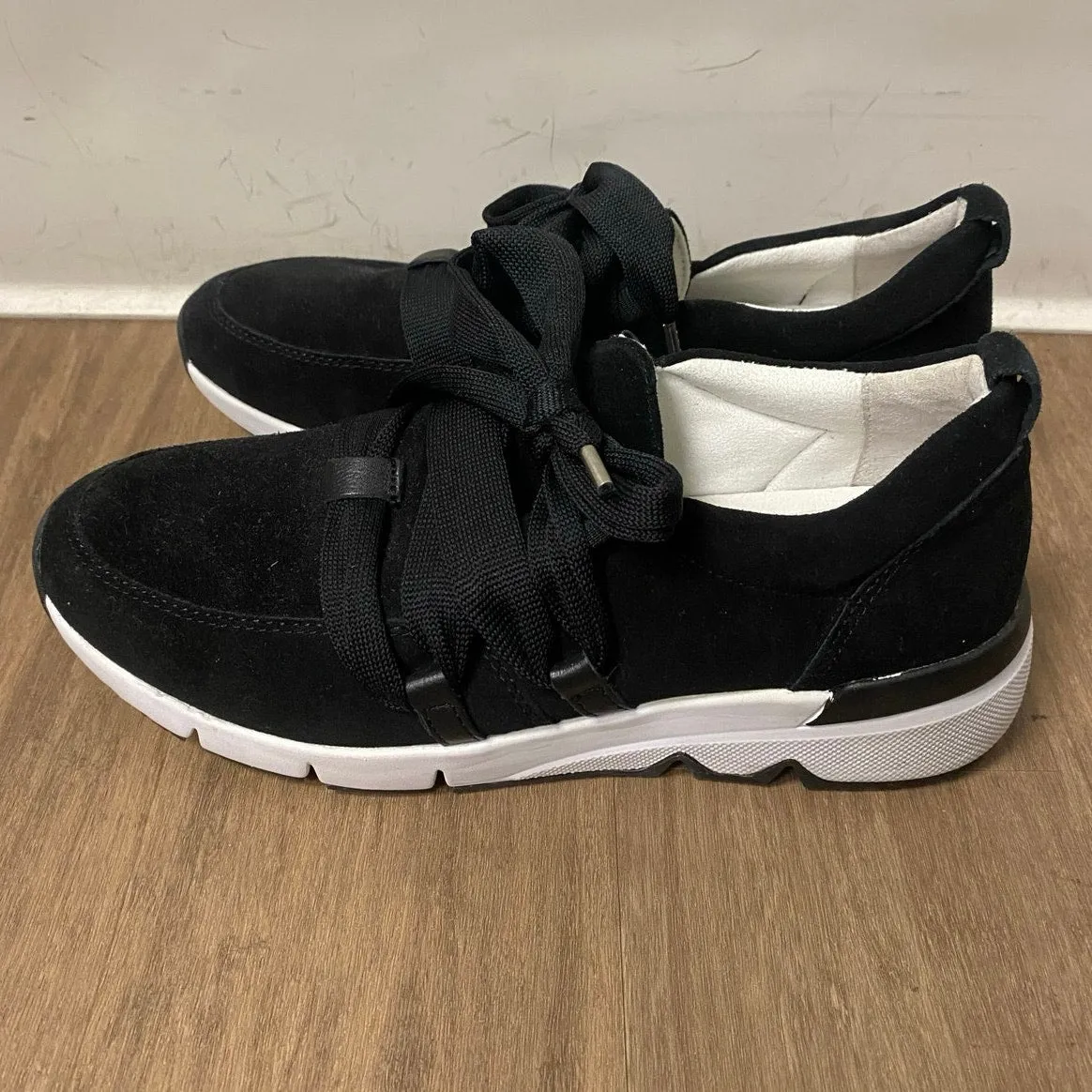 Gabor Black Suede Tennis Shoes. Sz 6.5