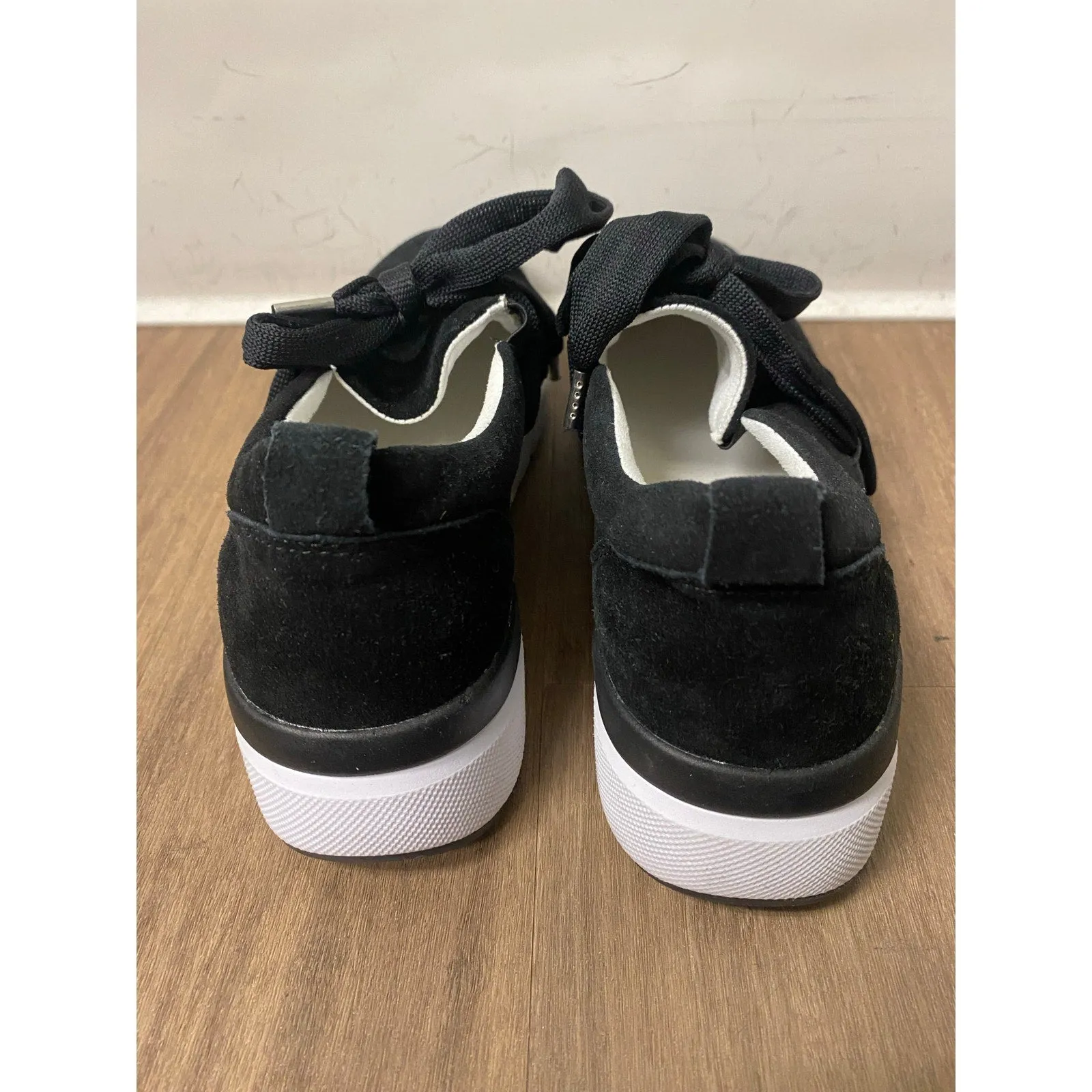 Gabor Black Suede Tennis Shoes. Sz 6.5