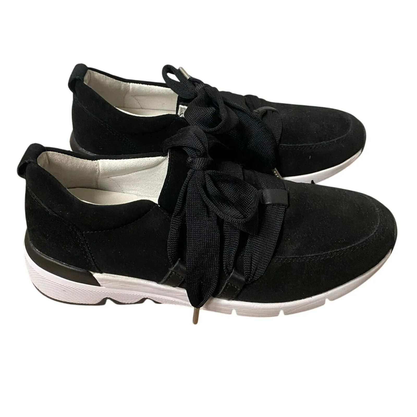 Gabor Black Suede Tennis Shoes. Sz 6.5