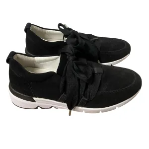 Gabor Black Suede Tennis Shoes. Sz 6.5