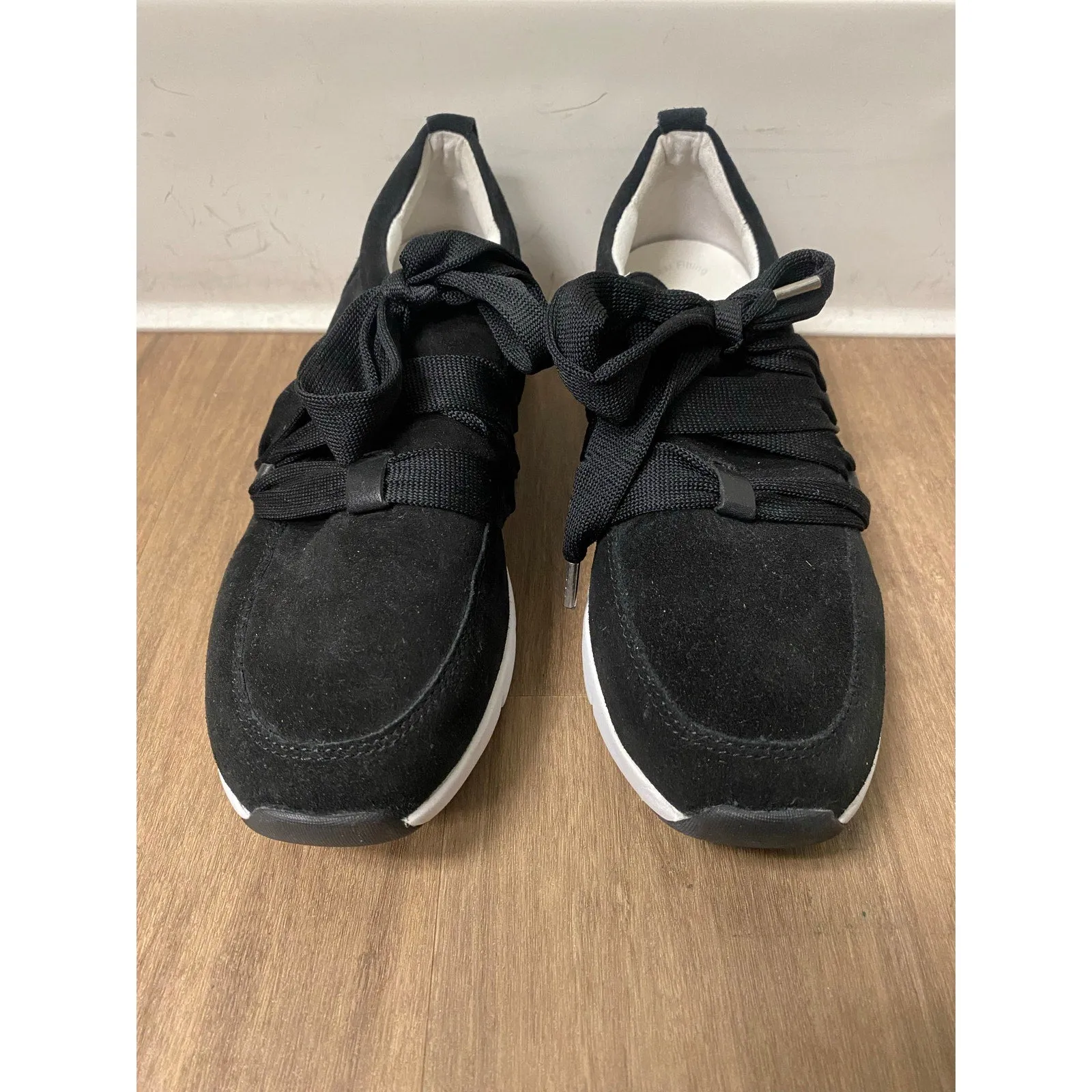 Gabor Black Suede Tennis Shoes. Sz 6.5