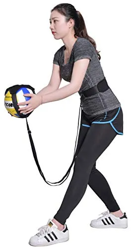 GALAROES Volleyball Training Equipment Aid for Beginners Pro ( Black )