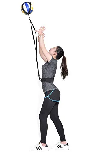 GALAROES Volleyball Training Equipment Aid for Beginners Pro ( Black )