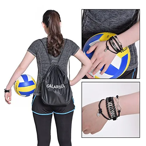 GALAROES Volleyball Training Equipment Aid for Beginners Pro ( Black )